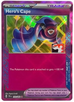 SV Temporal Forces 152/162 Hero's Cape (ACE Spec Prize Pack League Promo Holo)