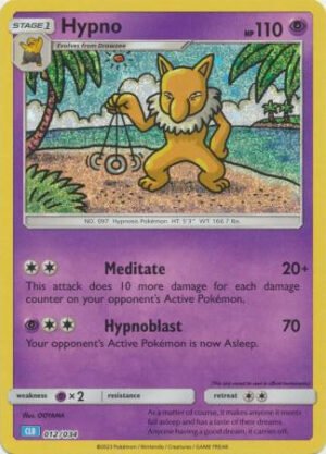 TCG Classic Collection: Blastoise Deck 012/034 Hypno (Holo)