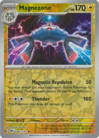 SV Obsidian Flames 065/197 Magnezone (Reverse Holo)