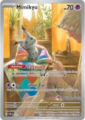 Scarlet & Violet Promo SVP075 Mimikyu (Pokemon Center Stamp)