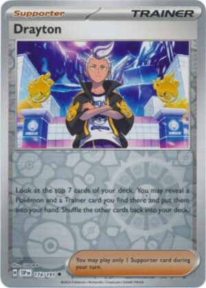 SV Surging Sparks 174/191 Drayton (Reverse Holo)