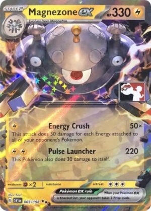 Scarlet & Violet (Base Set) 065/198 Magnezone ex (Prize Pack League Promo)