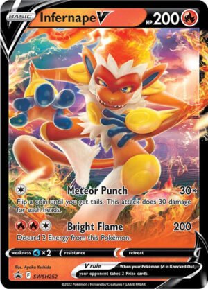 Sword & Shield Promo SWSH252 Infernape V