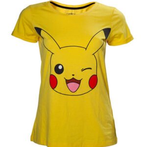 Pokemon - Women's Winking Pikachu T-Shirt