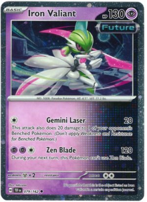 SV Temporal Forces 079/162 Iron Valiant (Cosmo Holo)