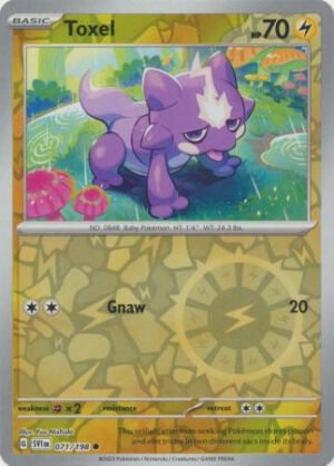 Scarlet & Violet (Base Set) 071/198 Toxel (Reverse Holo)