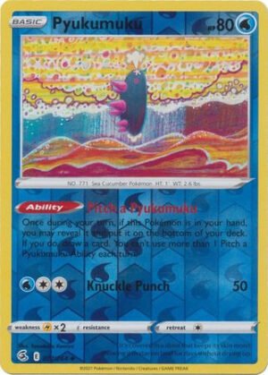 Fusion Strike 077/264 Pyukumuku (Reverse Holo)