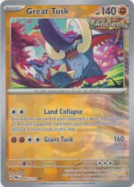 SV Prismatic Evolutions 055/131 Great Tusk (POKE BALL Pattern Holo)