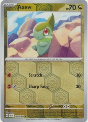 SV Shrouded Fable 044/064 Axew (Reverse Holo)