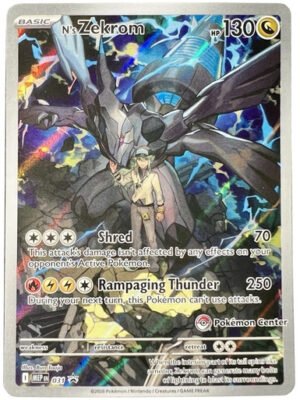Mega Evolution Promo MEP031 N's Zekrom (Illustration Rare Pokemon Center Stamp)