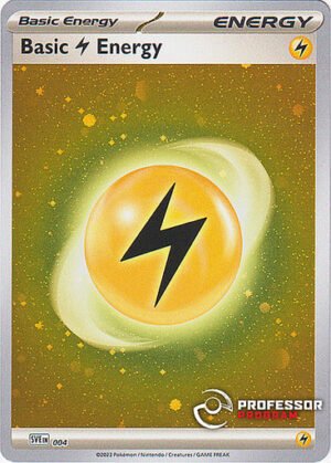 Scarlet & Violet SVE EN04 Basic Lightning Energy (Professor Program League Promo)