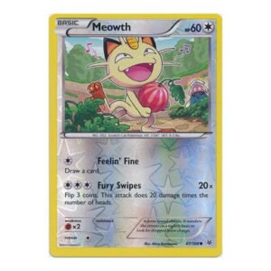 XY Roaring Skies 67/108 Meowth (Reverse Holo)