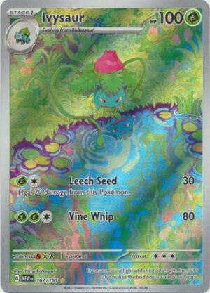 Scarlet & Violet 151 167/165 Ivysaur (Illustration Rare)
