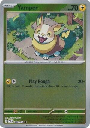 ME Phantasmal Flames 030/094 Yamper (Reverse Holo)