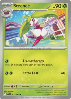 SV Obsidian Flames 017/197 Steenee (Non-Holo)