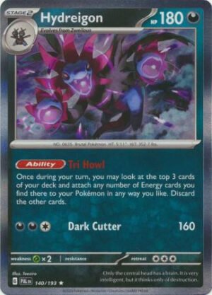 SV Paldea Evolved 140/193 Hydreigon (Holo)