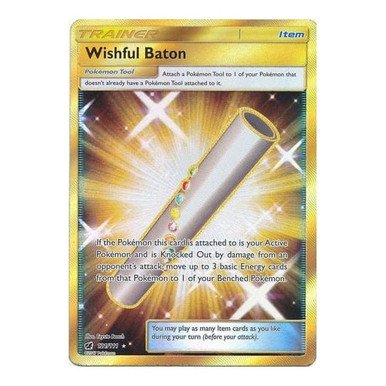 SM Crimson Invasion 121/111 Wishful Baton (Secret Rare)