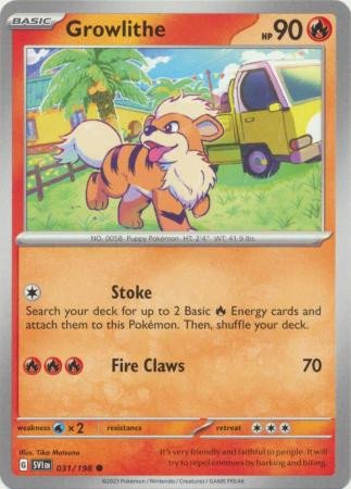 Scarlet & Violet (Base Set) 031/198 Growlithe