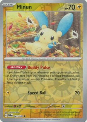 SV Paradox Rift 061/182 Minun (Reverse Holo)
