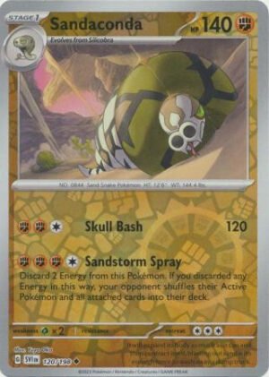 Scarlet & Violet (Base Set) 120/198 Sandaconda (Reverse Holo)
