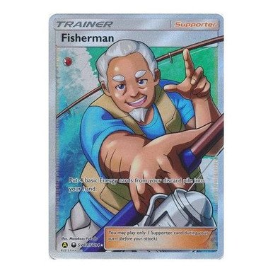 SM Celestial Storm SV83/SV94 Fisherman (Hidden Fates Shiny Vault Full Art)