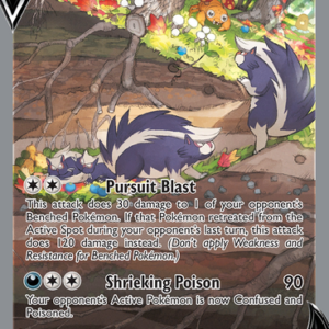 SWSH Silver Tempest 181/195 Skuntank V (Alternative Art, Full Art)