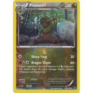 XY Break Through 110/162 Fraxure (Reverse Holo)