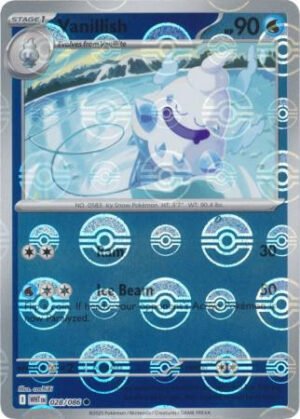 SV White Flare 028/086 Vanillish (POKE BALL Reverse Holo)