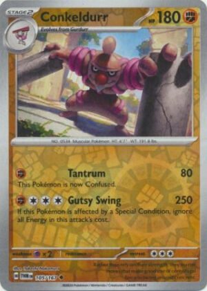 SV Twilight Masquerade 105/167 Conkeldurr (Reverse Holo)