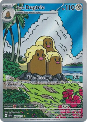 SV Surging Sparks 208/191 Alolan Dugtrio (Illustration Rare)