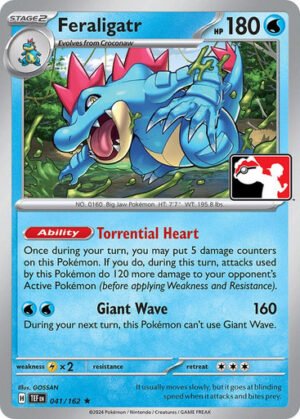 SV Temporal Forces 041/162 Feraligatr (Prize Pack League Promo Non-Holo)