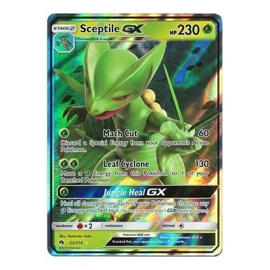 SM Lost Thunder 22/214 Sceptile GX (Half Art)