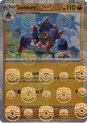 SV White Flare 047/086 Boldore (MASTER BALL Reverse Holo)