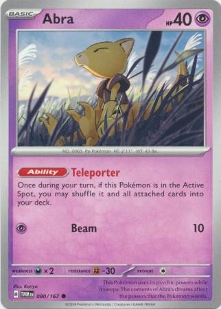 SV Twilight Masquerade 080/167 Abra