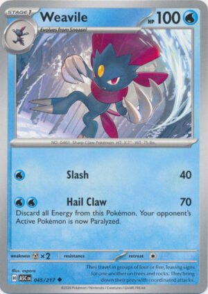ME Ascended Heroes 045/217 Weavile