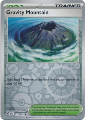 SV Surging Sparks 177/191 Gravity Mountain (Reverse Holo)