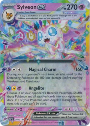 SV Surging Sparks 086/191 Sylveon ex (Half Art)