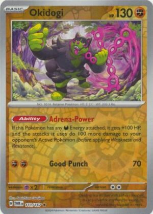 SV Twilight Masquerade 111/167 Okidogi (Reverse Holo)