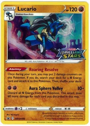 Sword & Shield Promo SWSH186 Lucario (STAFF)