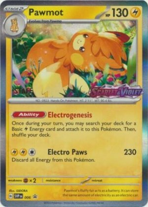 Scarlet & Violet Promo SVP006 Pawmot (STAFF)