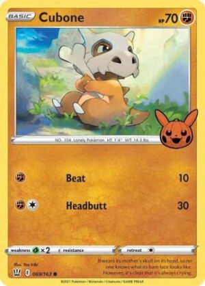 Battle Styles 069/163 Cubone (Pikachu Pumpkin Stamp)
