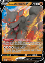 SWSH Silver Tempest 090/195 Hisuian Arcanine V (Half Art)