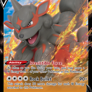 SWSH Silver Tempest 090/195 Hisuian Arcanine V (Half Art)