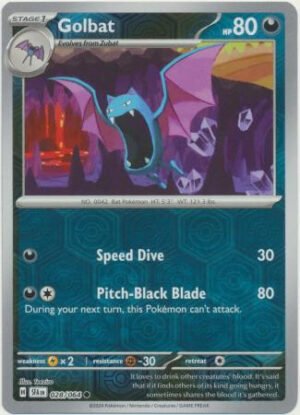 SV Shrouded Fable 028/064 Golbat (Reverse Holo)