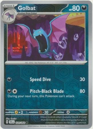 SV Shrouded Fable 028/064 Golbat (Reverse Holo)