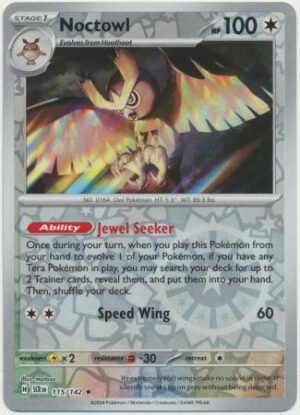 SV Stellar Crown 115/142 Noctowl (Reverse Holo)