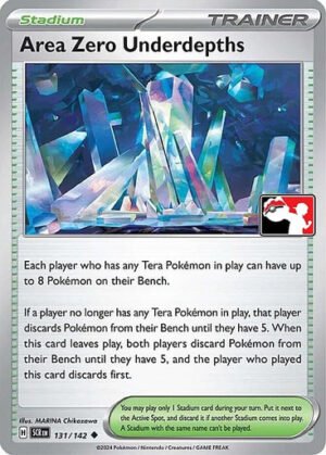SV Stellar Crown 131/142 Area Zero Underdepths (Prize Pack League Promo Non-Holo)