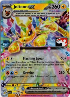 SV Prismatic Evolutions 030/131 Jolteon ex (Prize Pack League Promo)