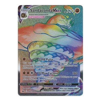 Chilling Reign 206/198 Sandaconda VMAX (Rainbow Rare)