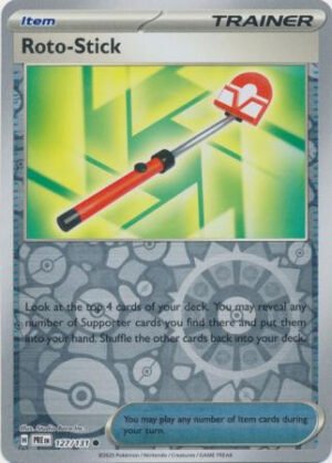 SV Prismatic Evolutions 127/131 Roto Stick (Reverse Holo)